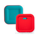 High and low temperature resistant silicone lunch box